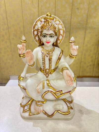 Lakshmi JI(1-Foot Lakshmi Ji Statue in Premium Vietnam Marble)