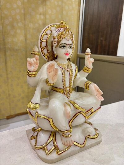 Lakshmi JI(1-Foot Lakshmi Ji Statue in Premium Vietnam Marble) - Image 2